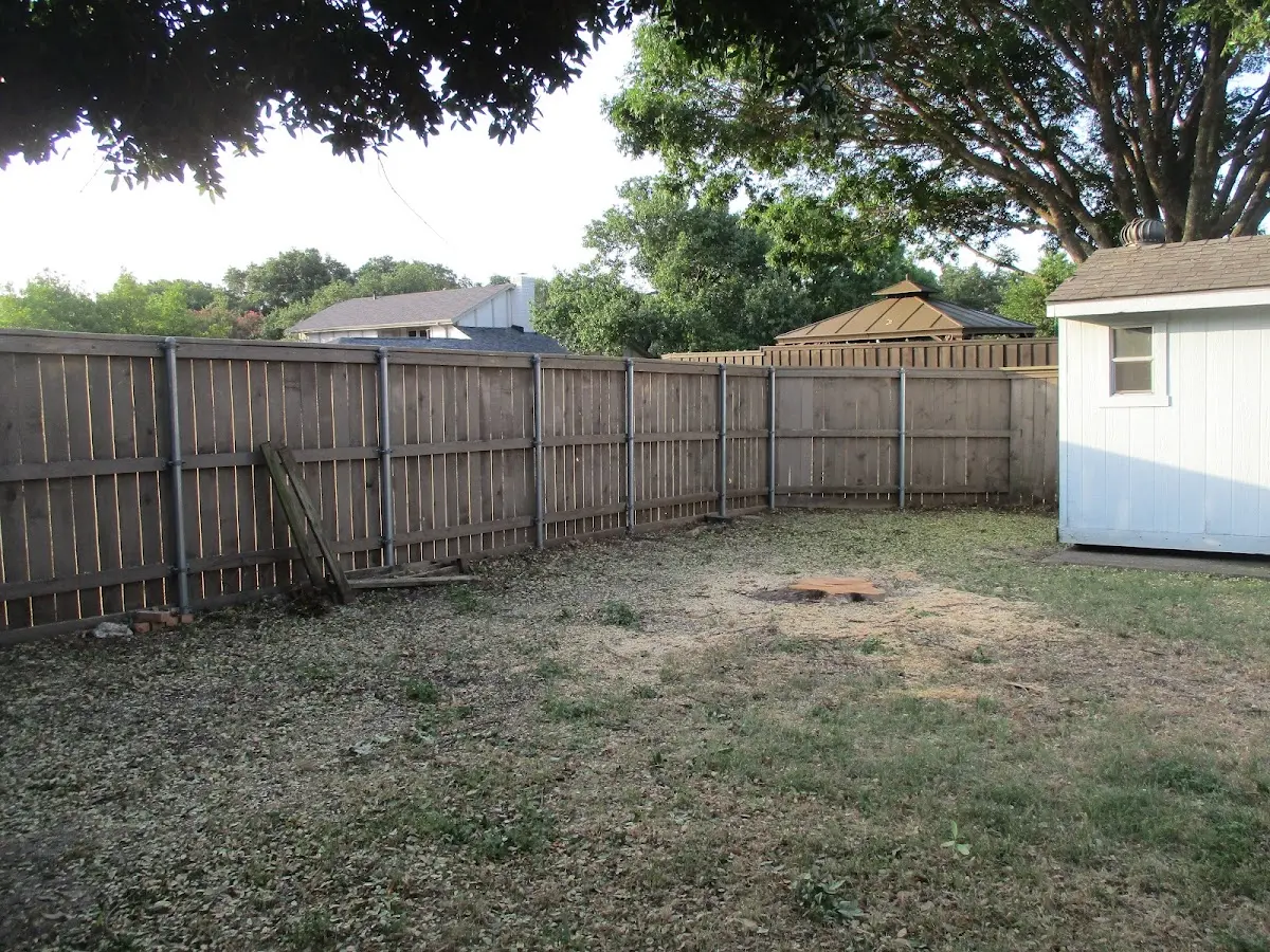 Cleared yard after professional tree removal in Coden